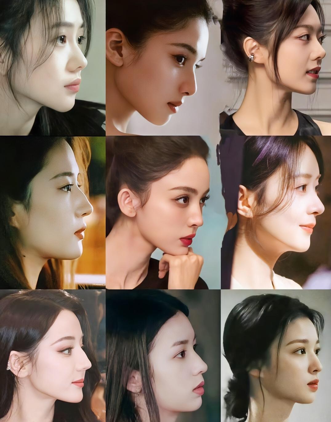 最后一个是谁啊，关键是她们的鼻子都很好看，鼻梁也高，高鼻梁的真的很少有不好看的我