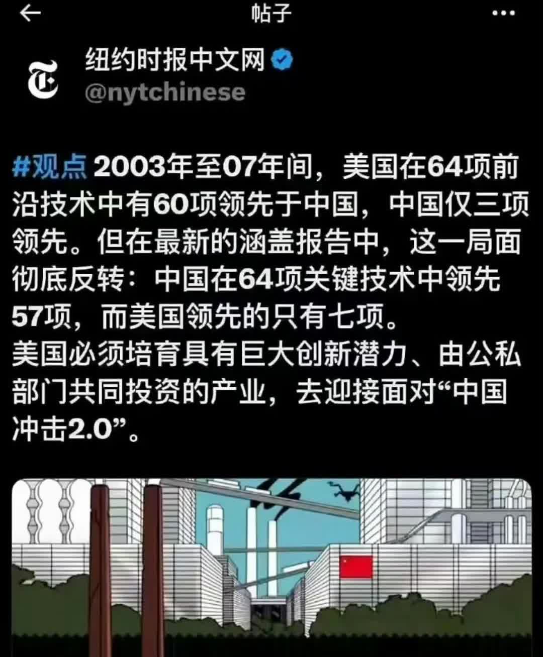 这是意义重大的惊天逆转。除了中国，地球上的任何一个国家，想要如此逆转美国的优势，