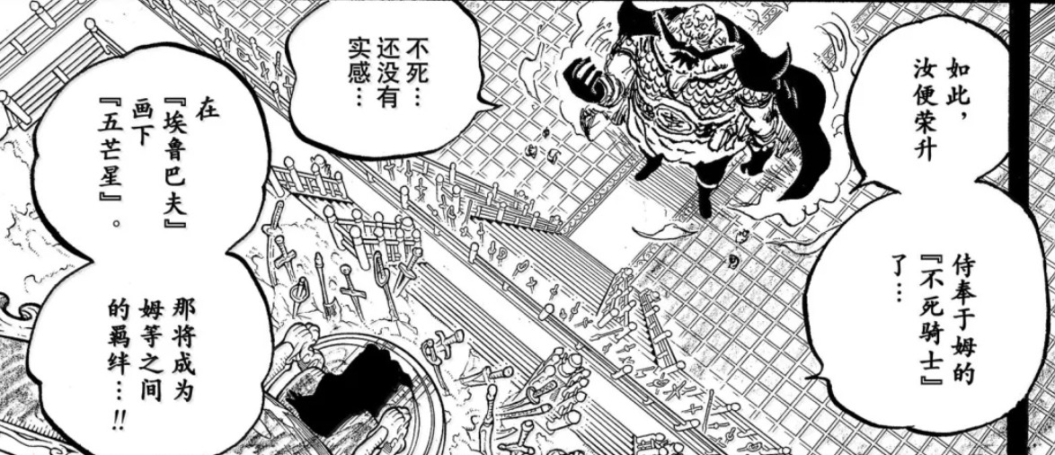 海贼王1189话实际上虚空王座不止19把武器，在更下面一层，还有数量更多的武器