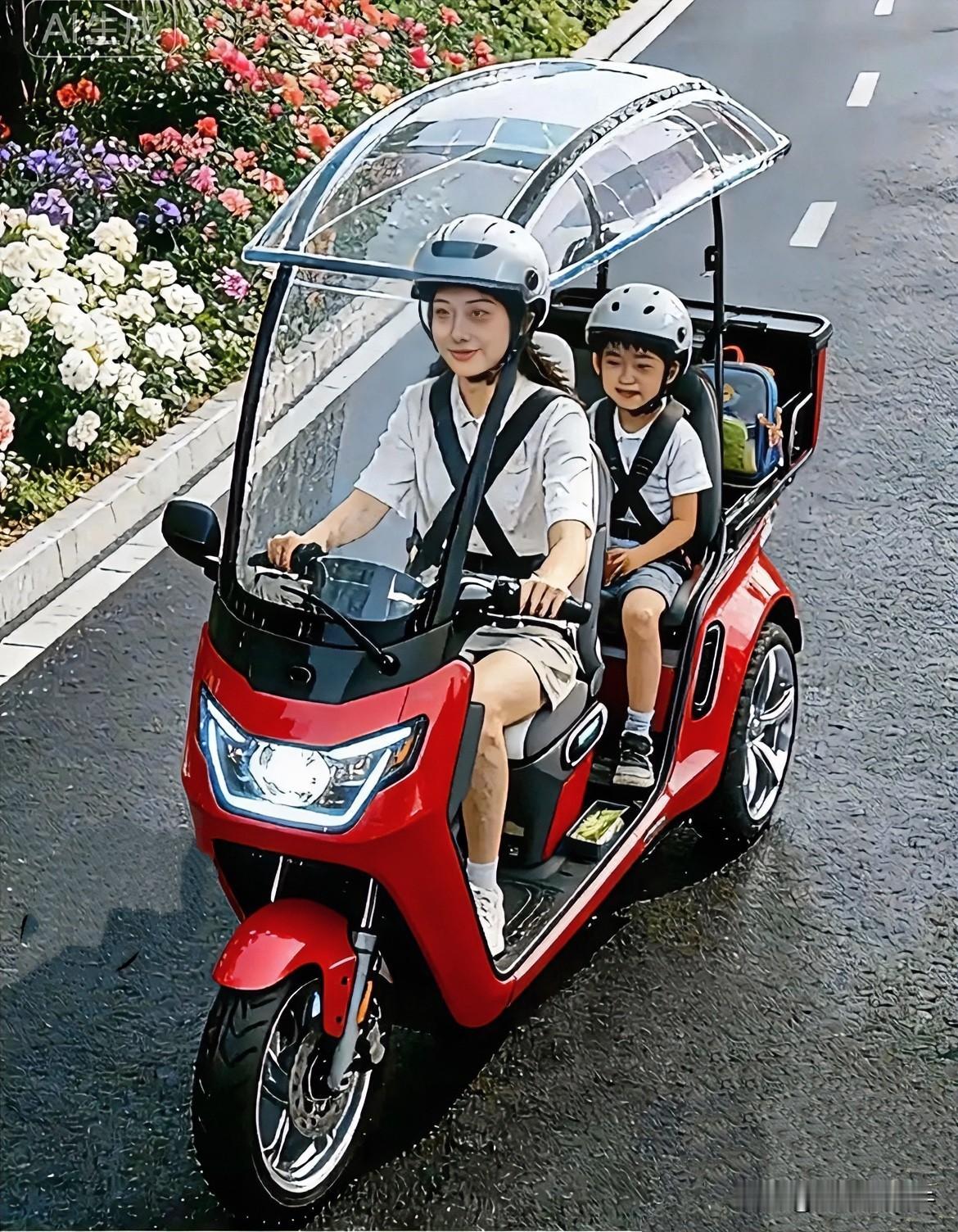 你就说这样的电驴设计，谁会不喜欢？今早看到这样的一款电车风格，直接戳中无数