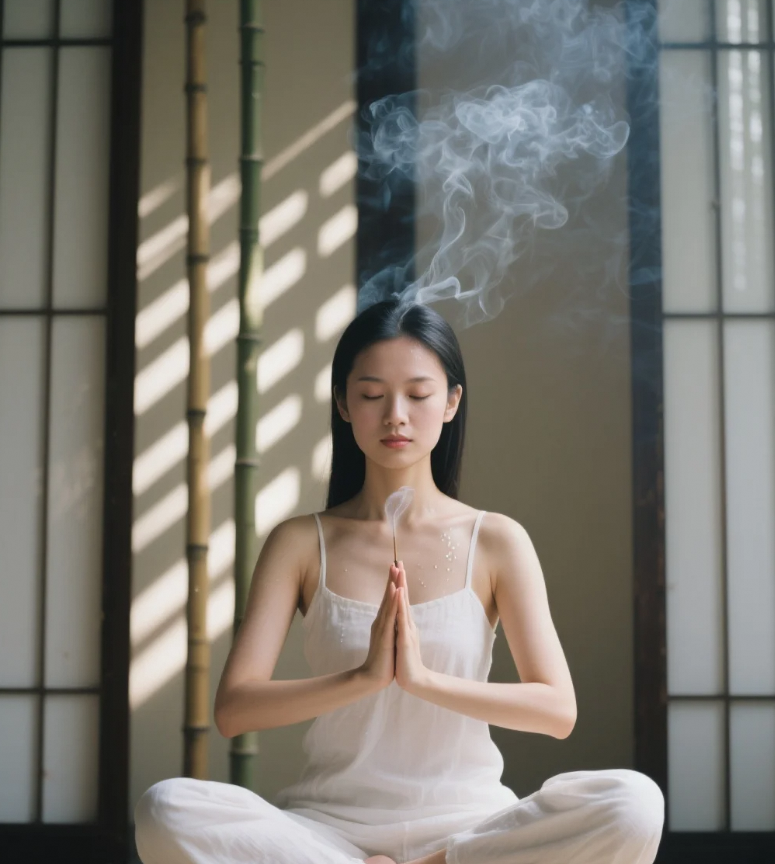 呼吸与弧度的共舞｜捕捉瑜伽美女的禅意瞬间