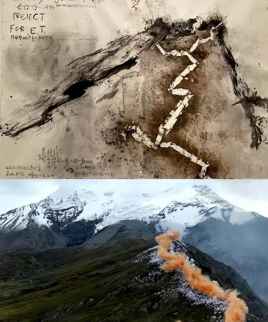 就为了模仿一幅画，这样大肆破坏自然环境的意义何在，而且也并没有什么美感啊