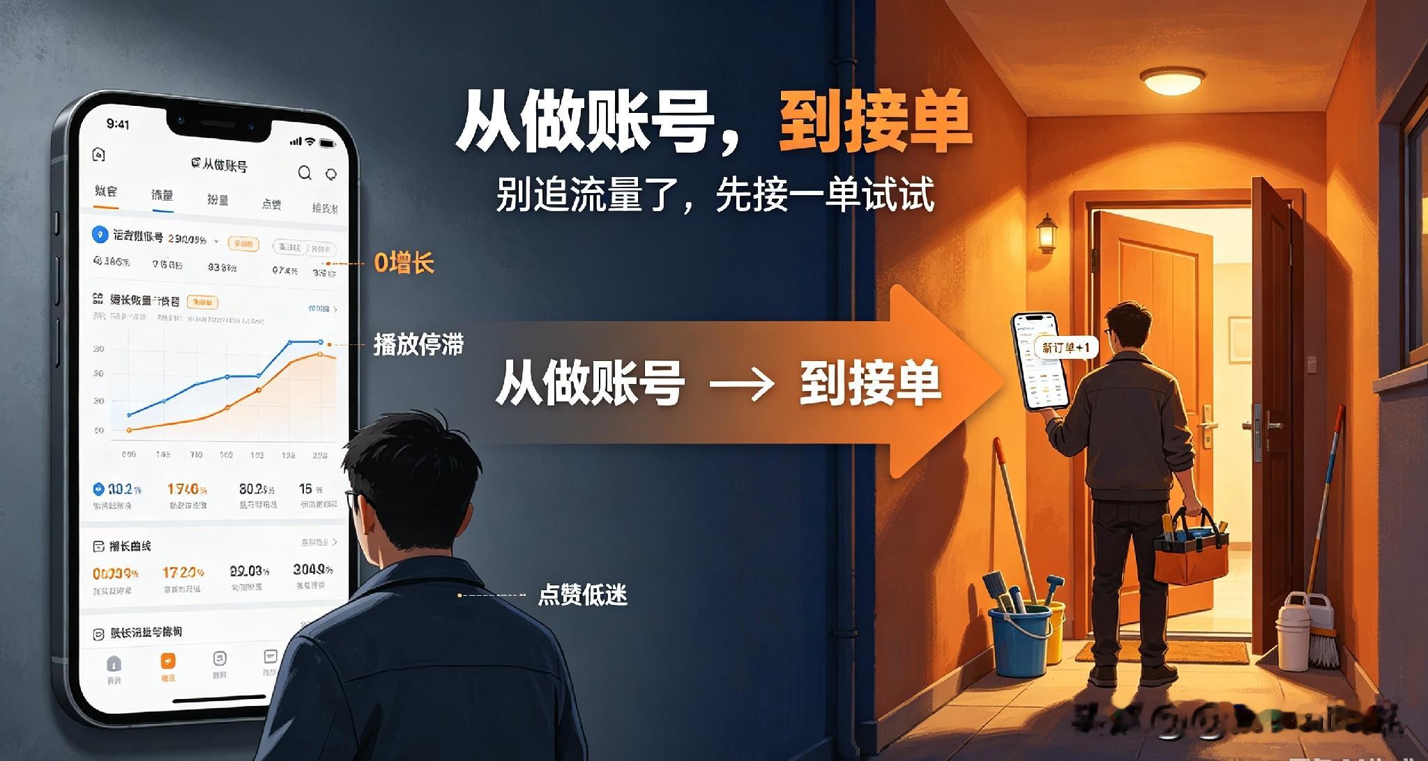 扎克伯格没说错，但99%的人把路走反了：社交媒体不是让你做账号，是让你接单扎克伯格说过一句话：社交媒