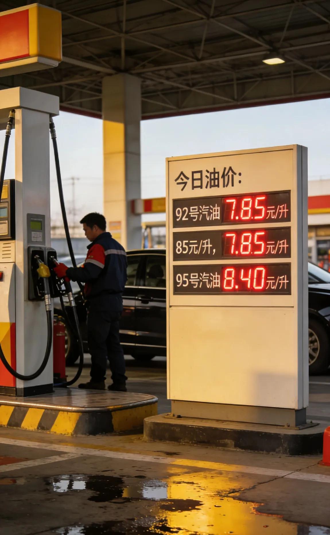 油价又涨了，普通人的日子更难了刚刷到新闻，油价又涨了，加满一箱油又得多花十