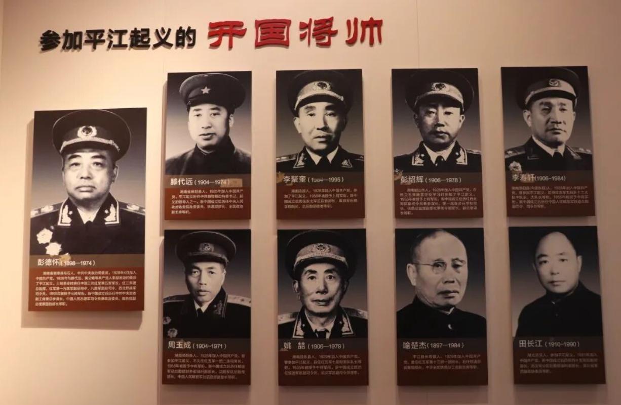 1928年的平江起义的主要领导及骨干成员如下：主要领导为：彭德怀、滕代远、黄公