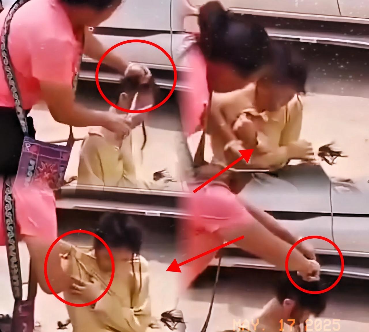 惨了吧！小三与丈夫偷情，被妻子发现妻子一气之下抓着小三头发，拿剪刀把