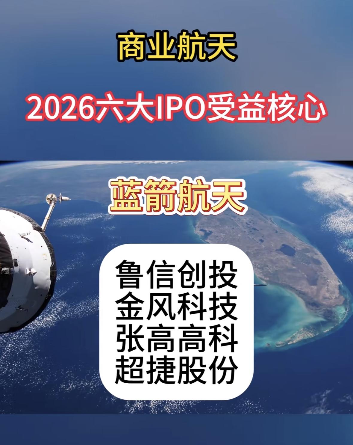 2026年六大IPO受益核心企业揭晓！商业航天赛道崛起，蓝箭等企业引领资本热