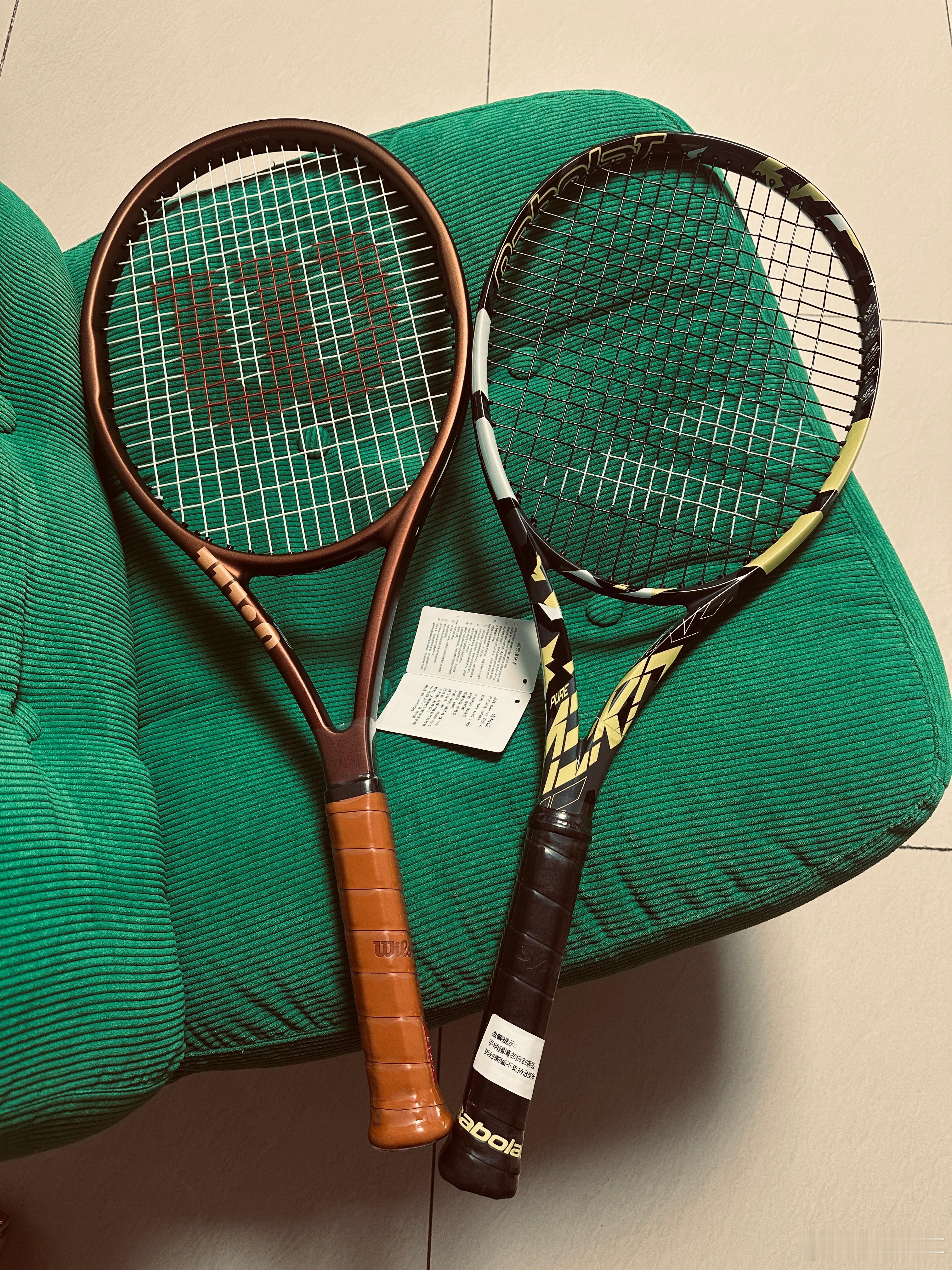 老铁送了两把冠军拍，这个网球是非打不可了