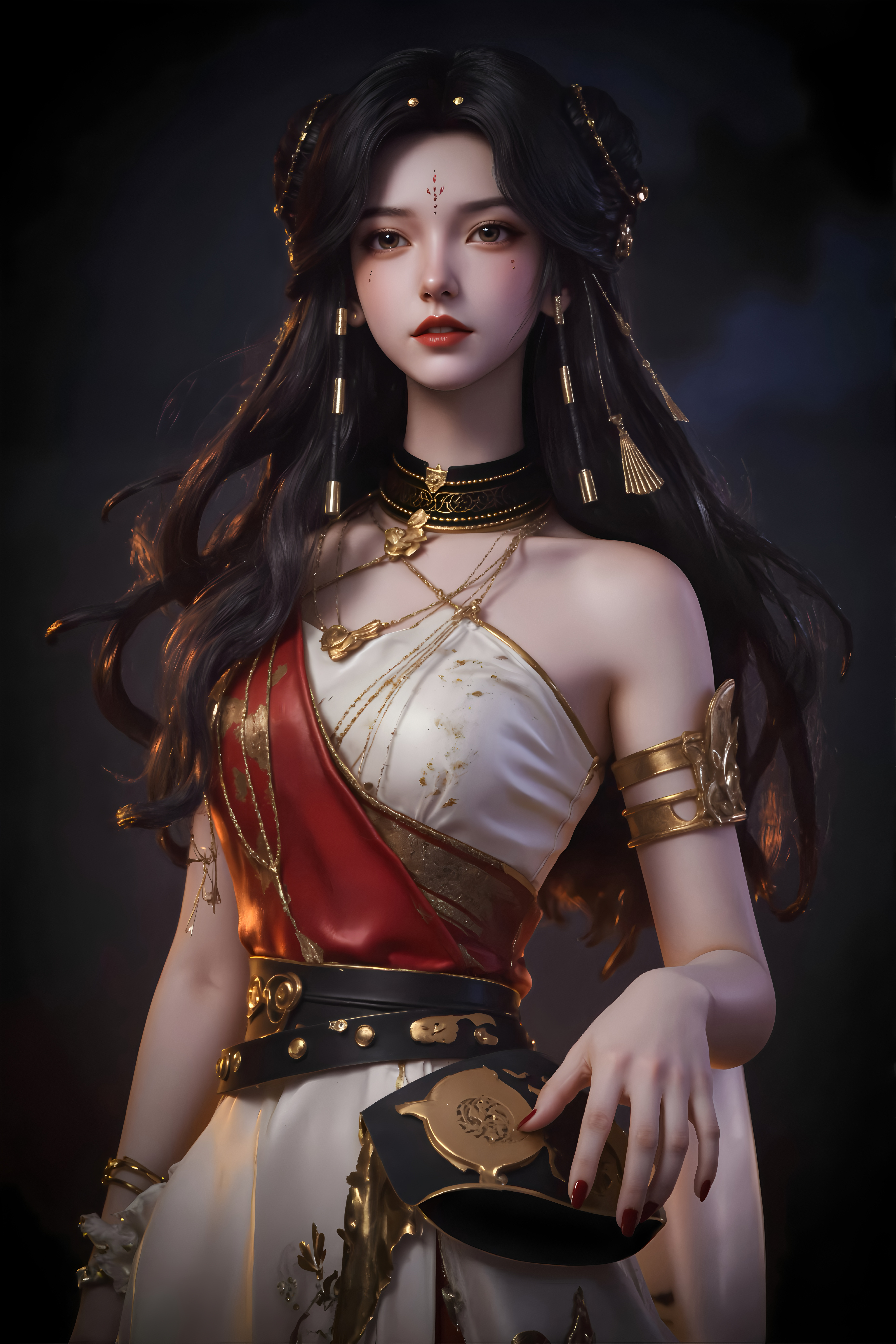 神印王座冷筱Ai壁纸：肩负族群使命，继承魔神皇血脉！