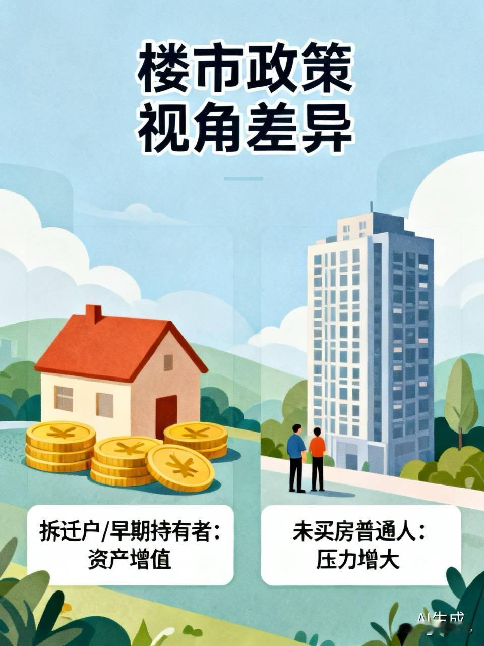 楼市政策其实本不存在绝对的利好或者利空，所有感受，都取决于你身处市场的哪一个位置