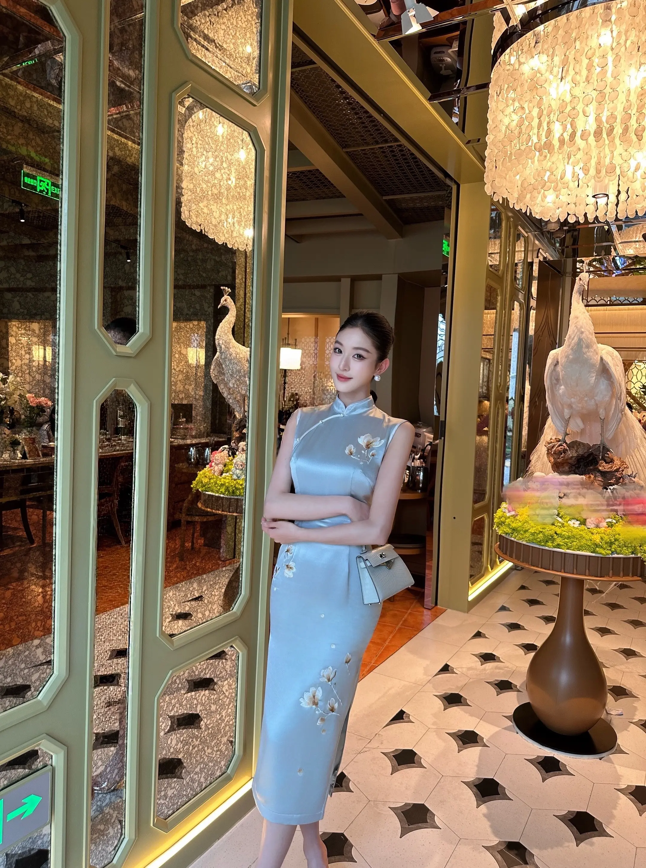 好美的旗袍 💗。