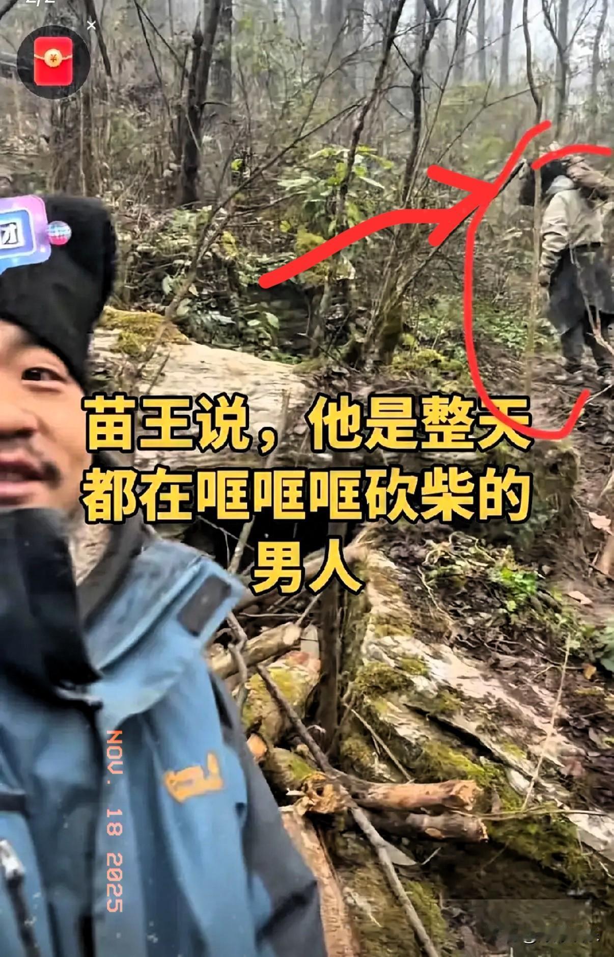 七星山荒野求生林北天天哐哐砍树的操作终于被我看透了！不是瞎忙活，每一下都藏着