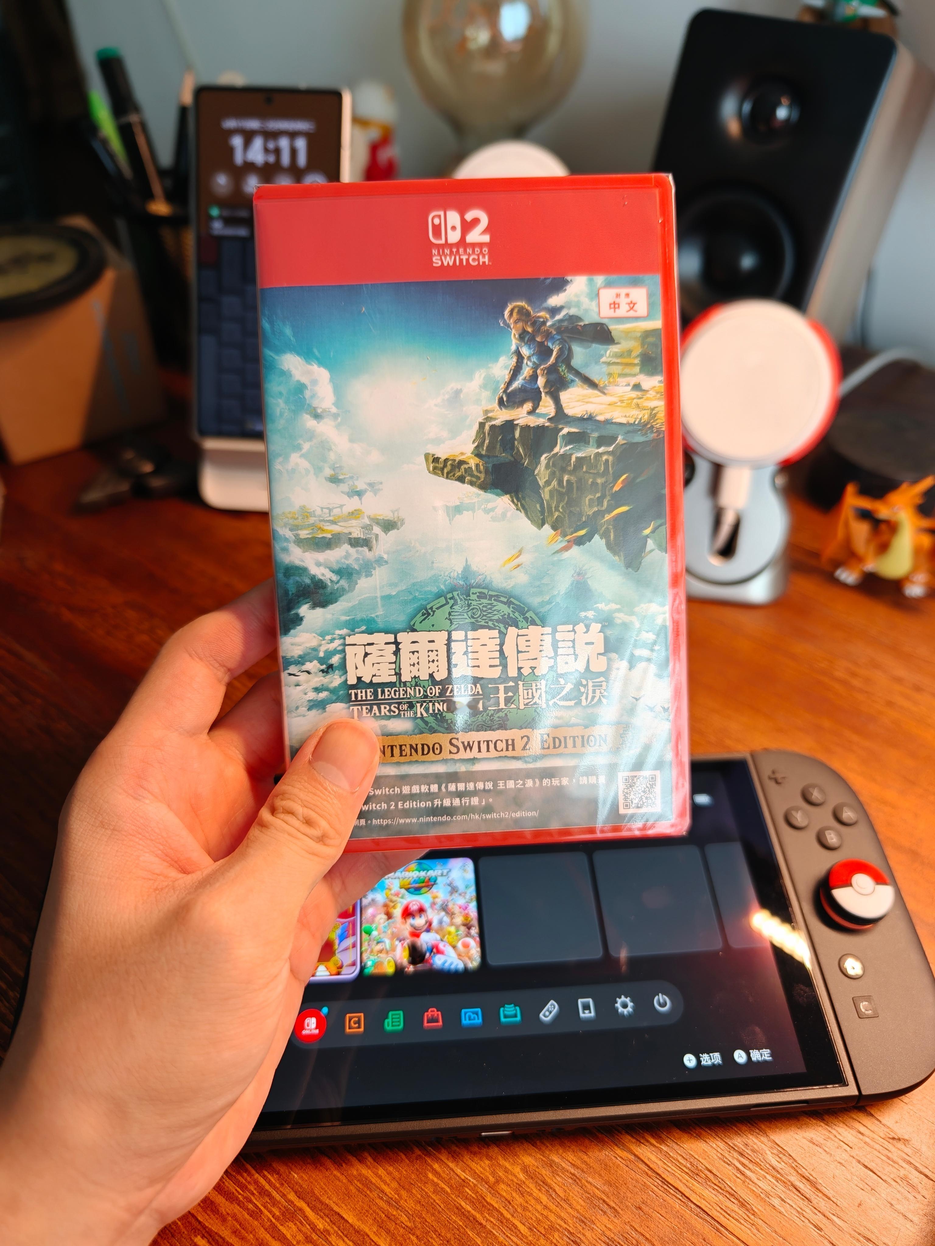 人生第一张Switch2游戏卡带，王国之泪重新启动！​​​