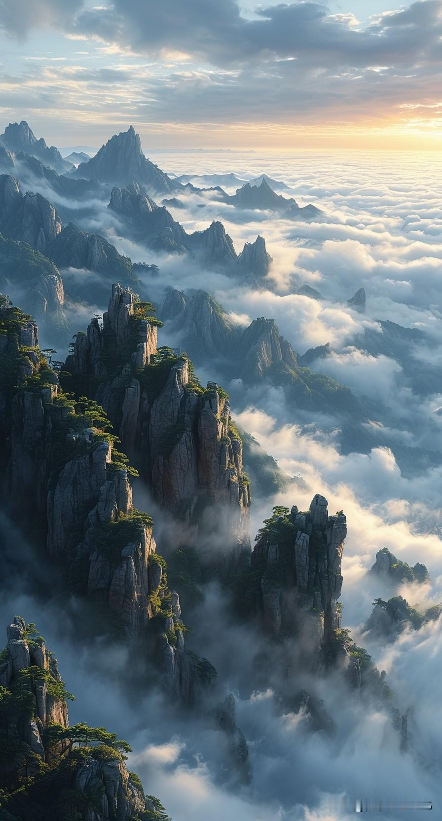 分享一张绝美的风景照片人生就像这梯田样步步高升，会当凌绝顶，一览众山小。虽然有艰