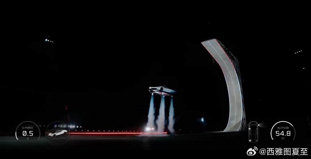 Tesla展示“会飞的”Roadster概念车利用SpaceX的冷气推进系统，配