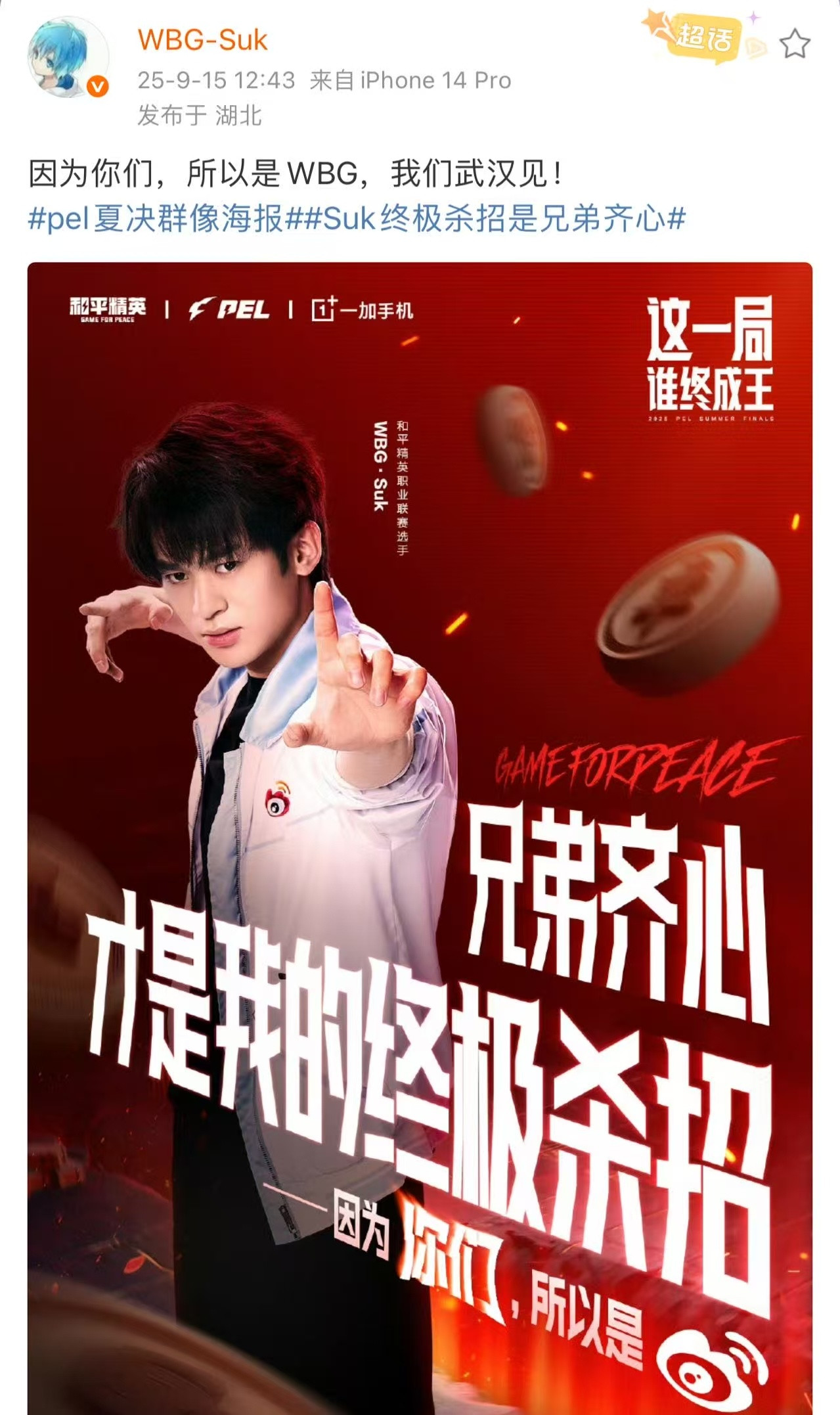 兄弟齐心，其利断金，在Suk和WBG的身上体现得淋漓尽致！Suk终极杀招是兄弟齐