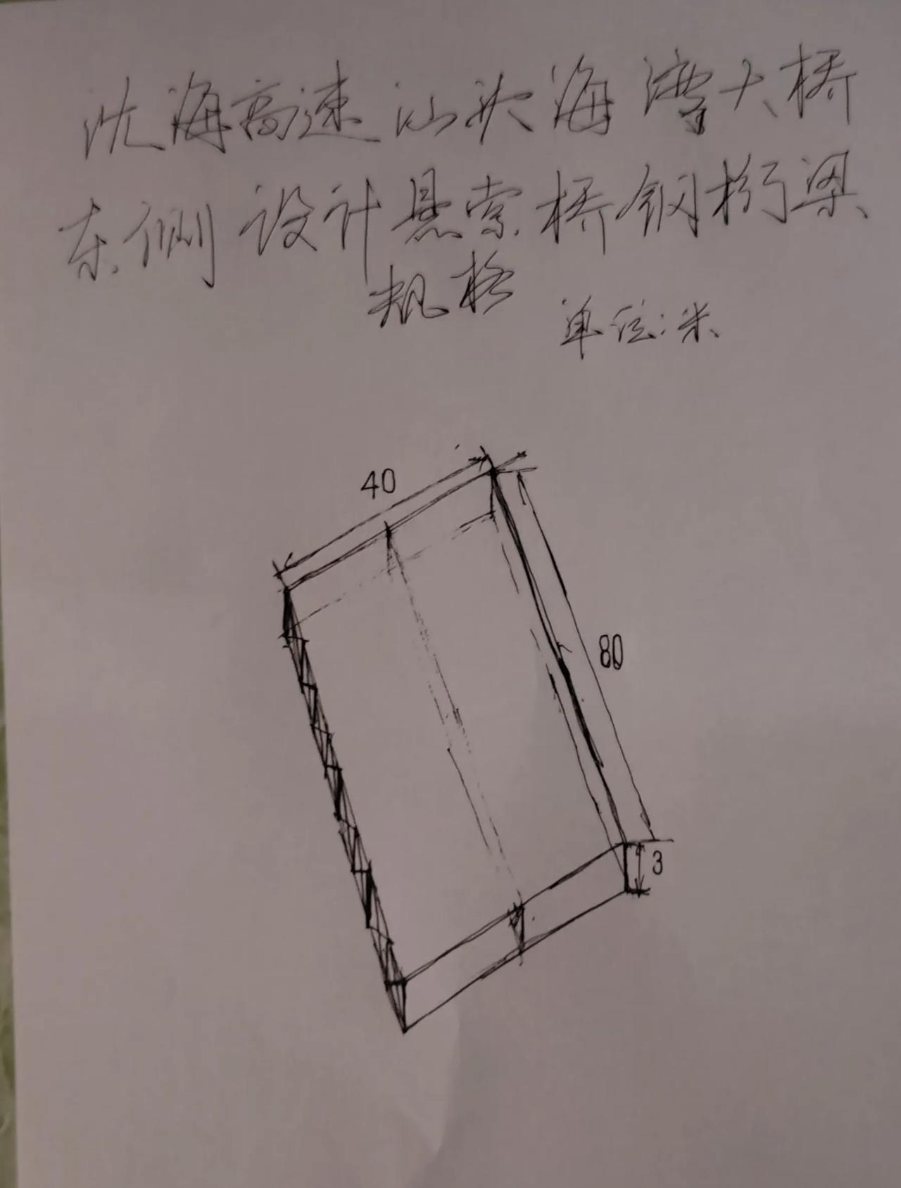 汕头海湾大桥东侧必须按照图1钢桁梁图纸修建双向八车道观光悬索桥，以解决汕头海湾大