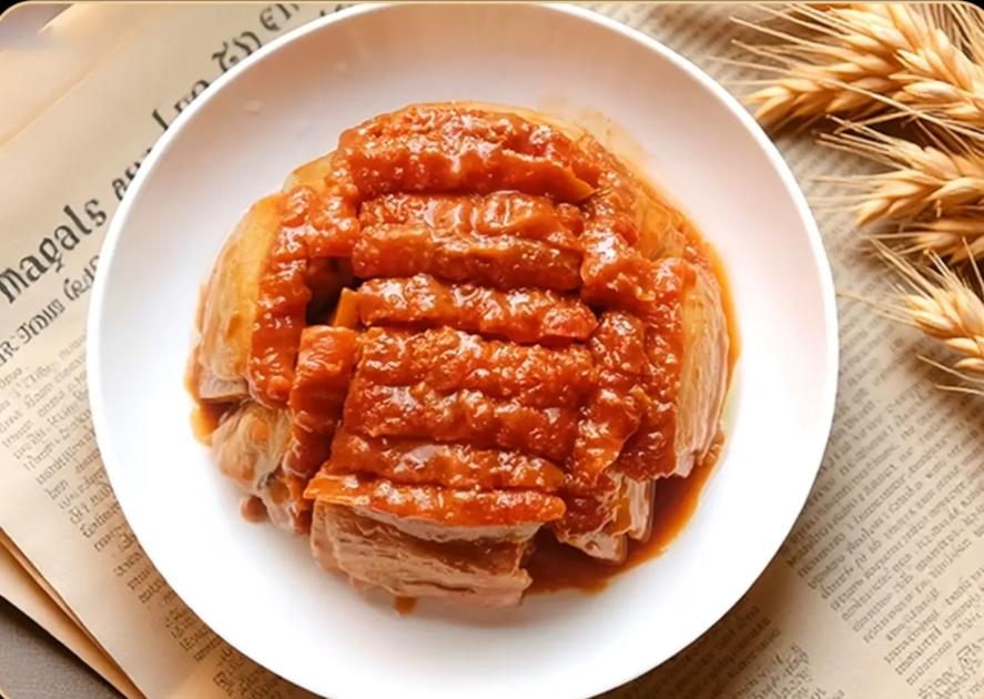 广西虎皮扣肉，你们吃过吗？这两天想吃扣肉，自己做太麻烦了，于是，在线上购买了广