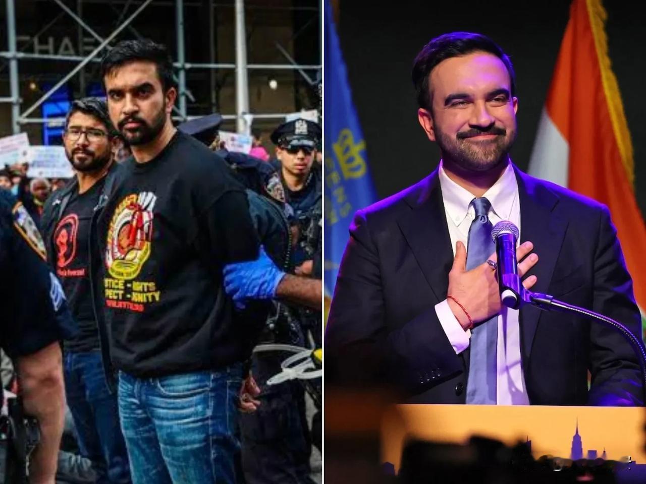 他得庆幸发生在美国从被捕到当选纽约市长，马姆达尼只用了短短两年时间。两年前，马