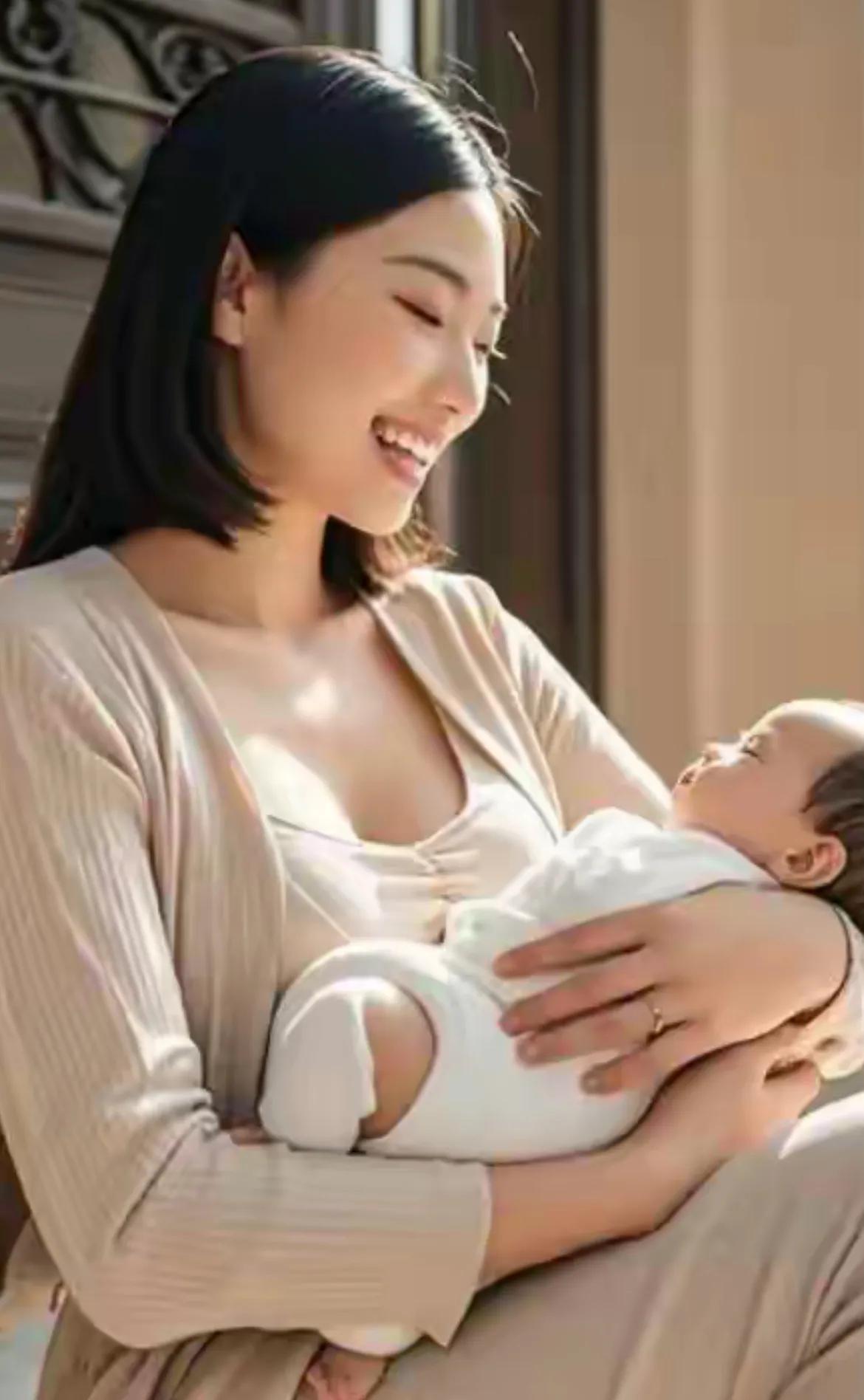 万能生活指南新时代的纯母乳喂养让我大开眼界，新式的纯母乳喂养，是奶奶抱着喂，妈妈