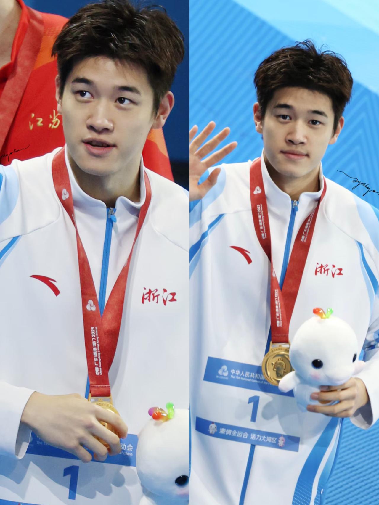 潘展乐的游泳技能是否退步，我不做评价，但是唯一可以确定的是，他这个人绝对