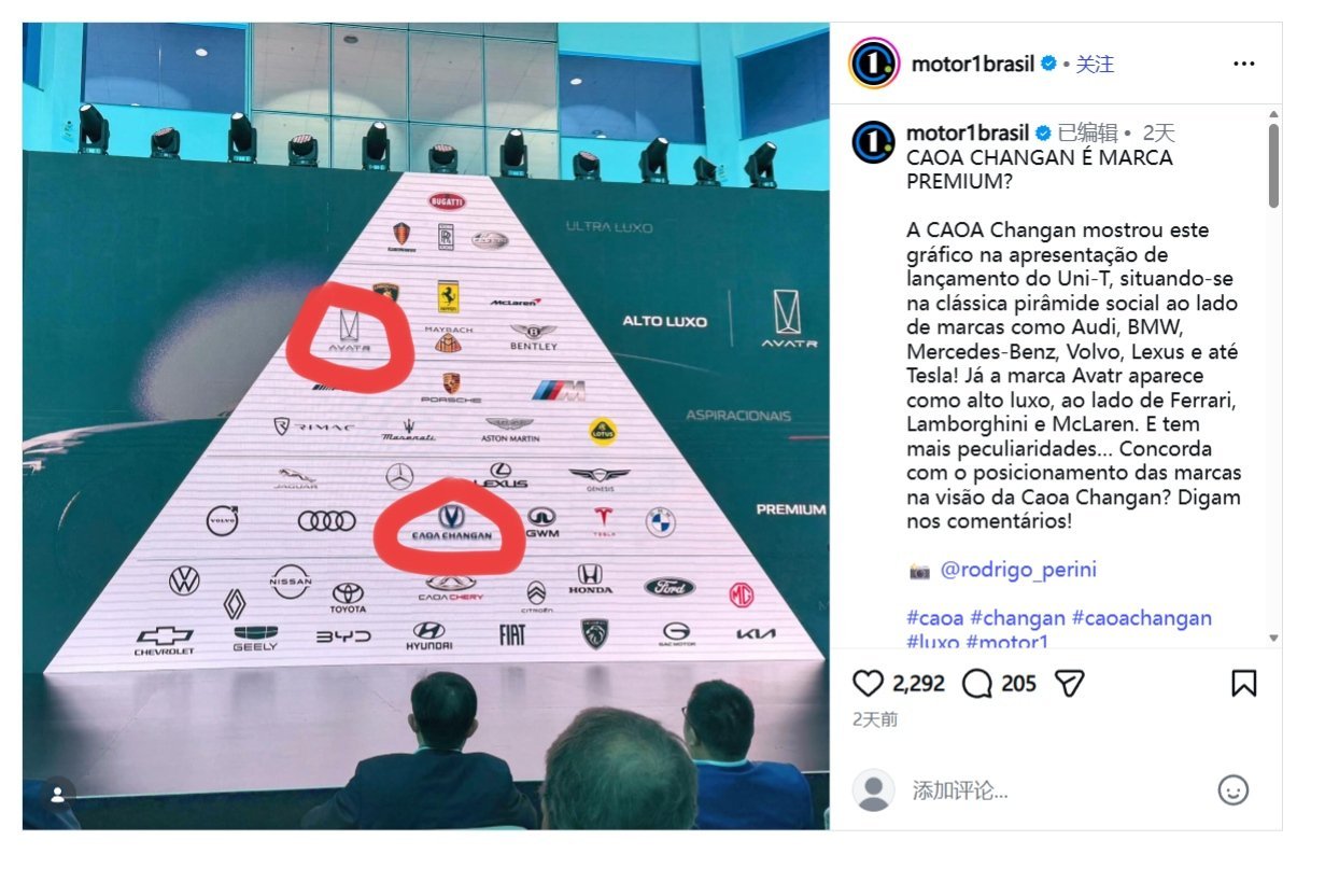 出门在外，身份都是自己给的阿维塔对标牛马伦，长安跟BBA一个档次，这你受得了么