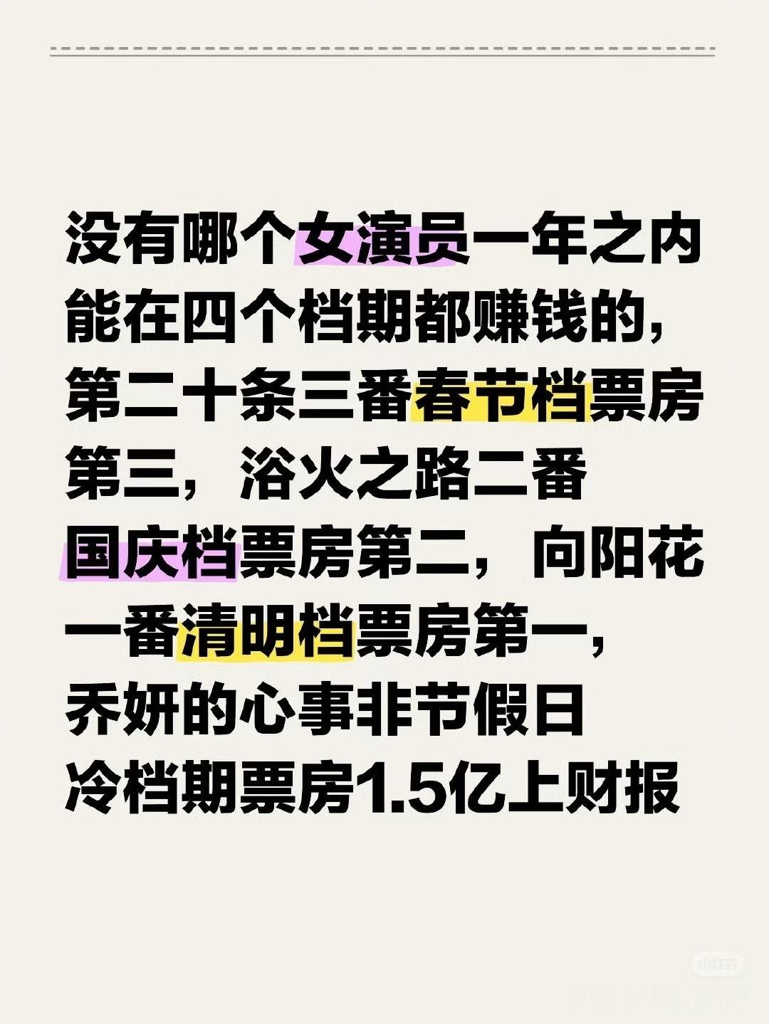 赵丽颖我真没空陪你闹了这么优秀的演员我愿意陪她闹！电影方面，2024-2025主
