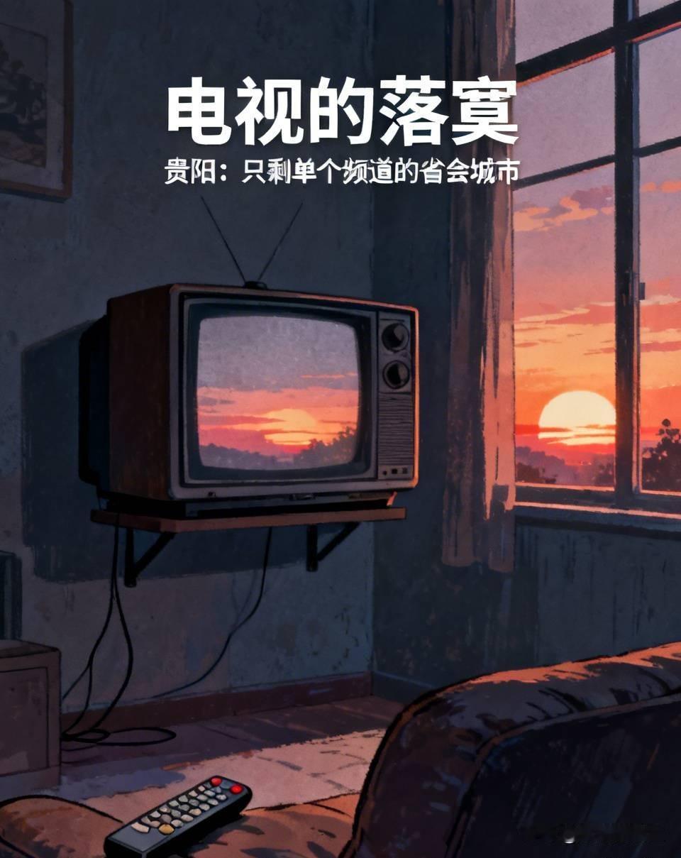 为啥现在没人爱看电视？贵阳成首个只剩单个频道的省会城市不知道大家发现没有，