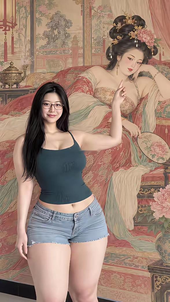 当代杨贵妃，终于理解为啥唐朝以肥为美了​​​