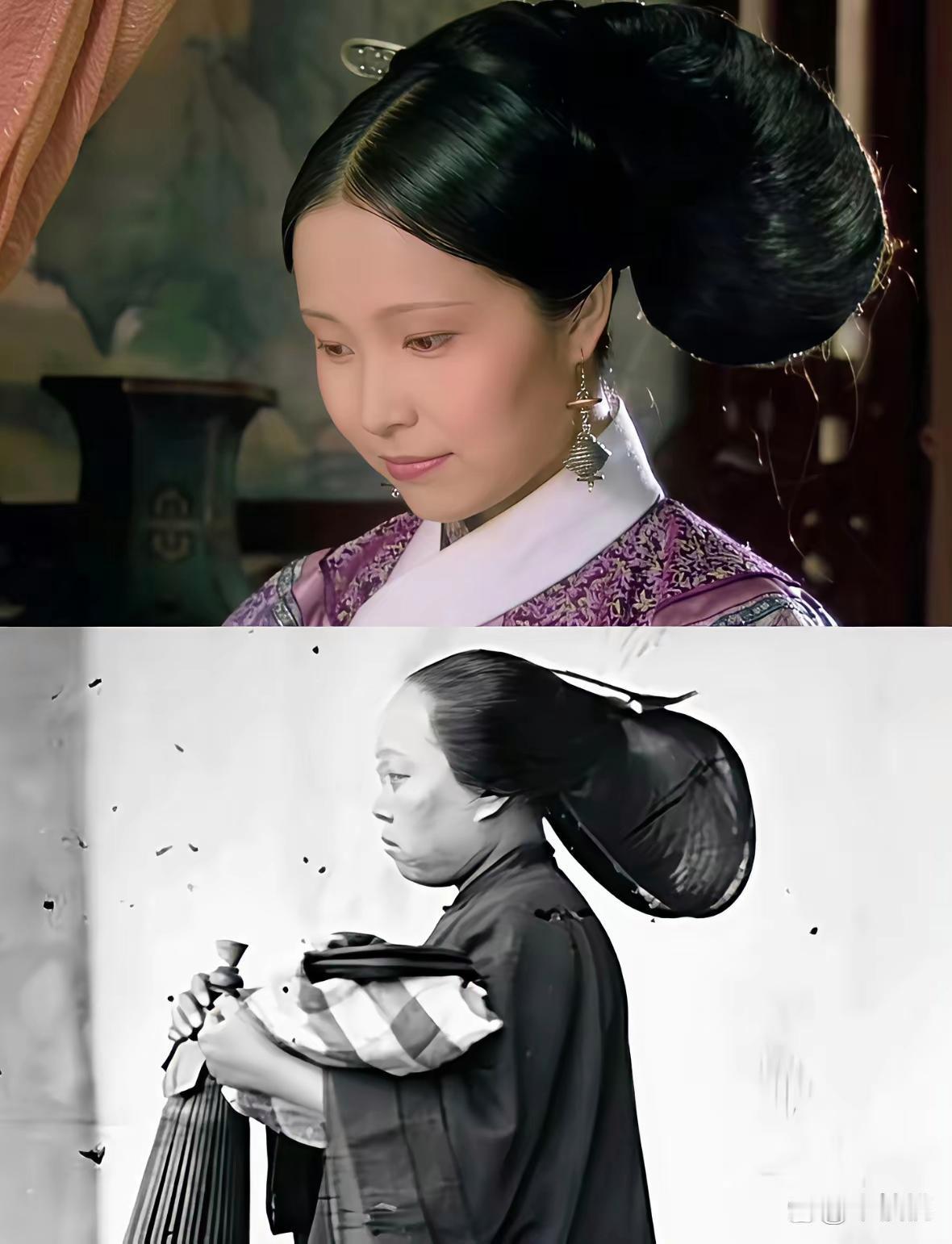 原来电视剧里的这些发型都是参考真实照片做的