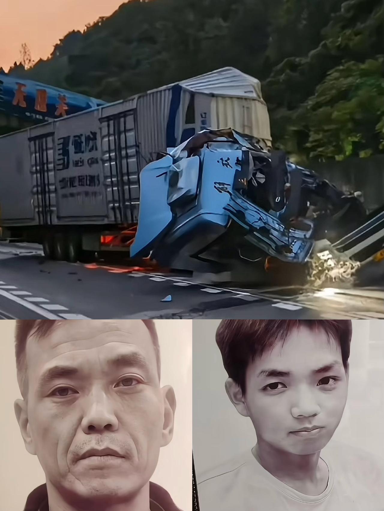 命运残酷，安徽砀山货车司机高先生买了新的货车，7月17日从上海出发，特意到老家带