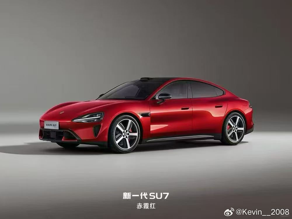 小米全新SU7亮相，大家觉得哪个颜色最好看？