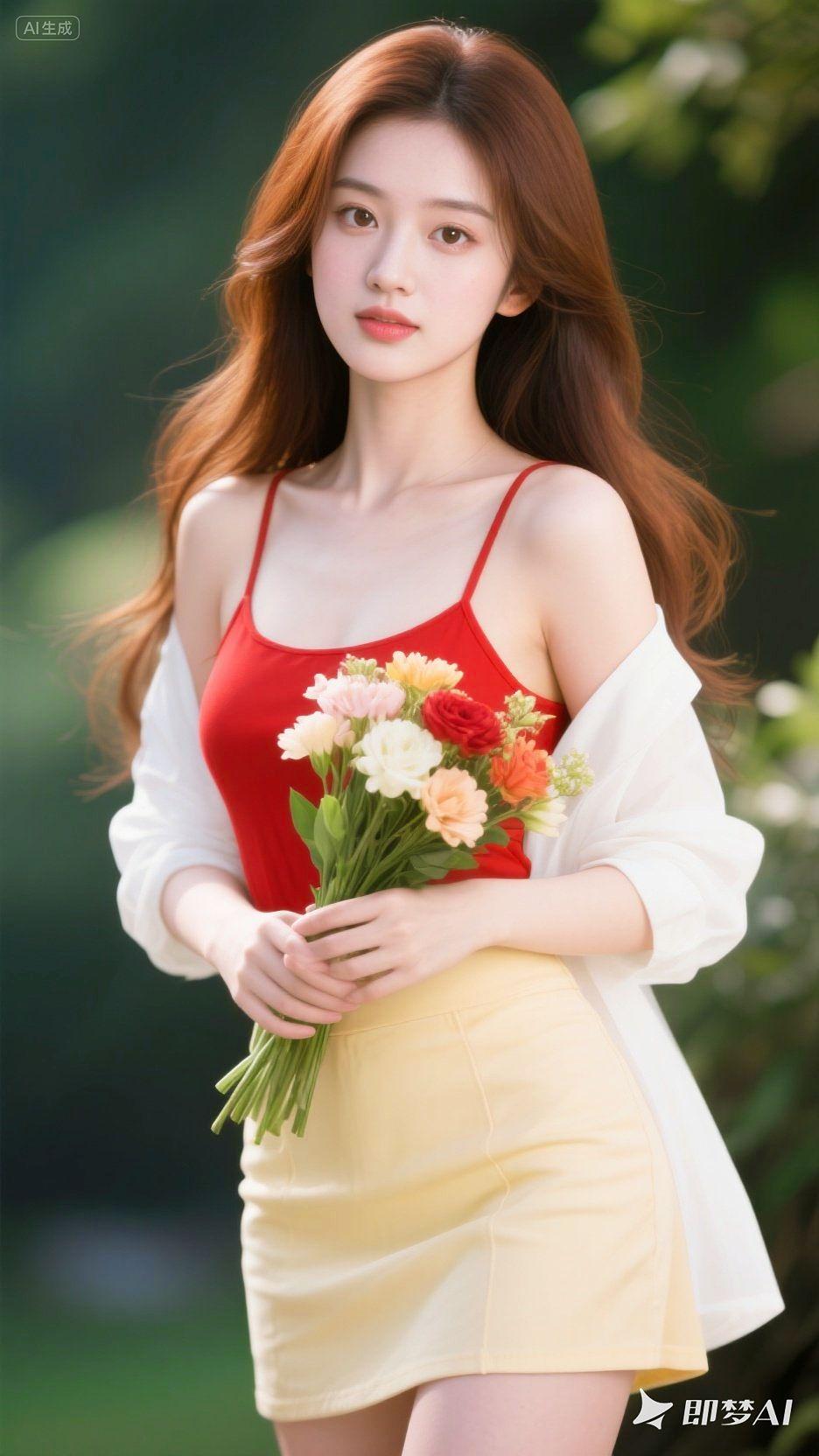 即梦AI 清纯甜美 小清新治愈系 美丽动人 作品分享