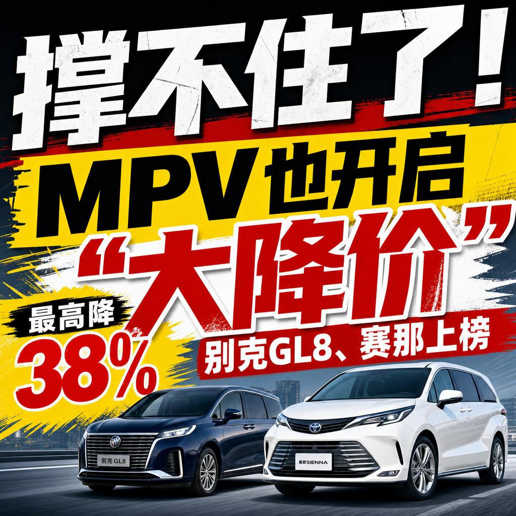MPV市场价格体系崩塌传统车型集体降价MPV市场这潭深水，最近算是彻底被搅浑