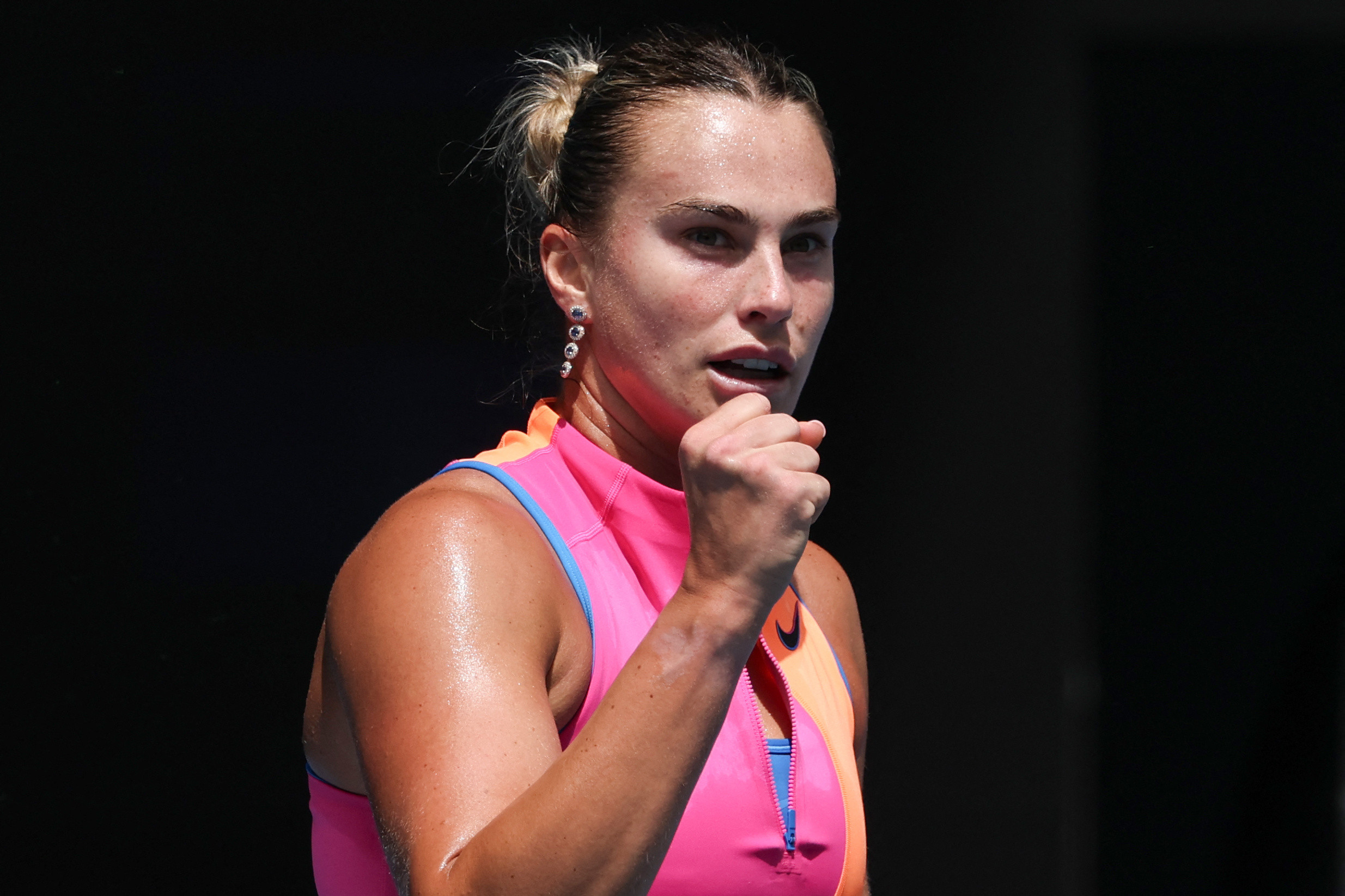 萨巴伦卡晋级八强🔥澳网2026女单第四轮，两届赛会冠军、头号种子萨巴伦卡顶住