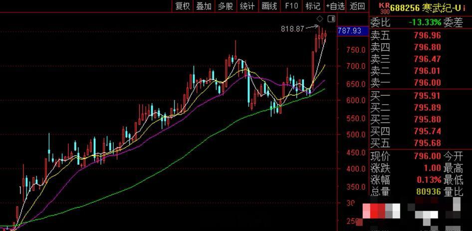 今晚寒武纪出了业绩预告，2024年净亏损4.43亿元。但按单季度算，公司四季度实