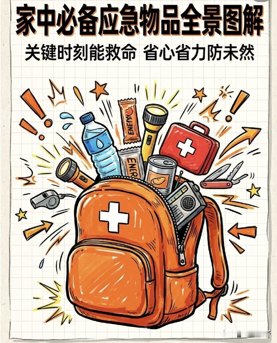 央视紧急提醒！全国超7成家庭不合格，别再盲目囤应急物资了！央视联合应急管理