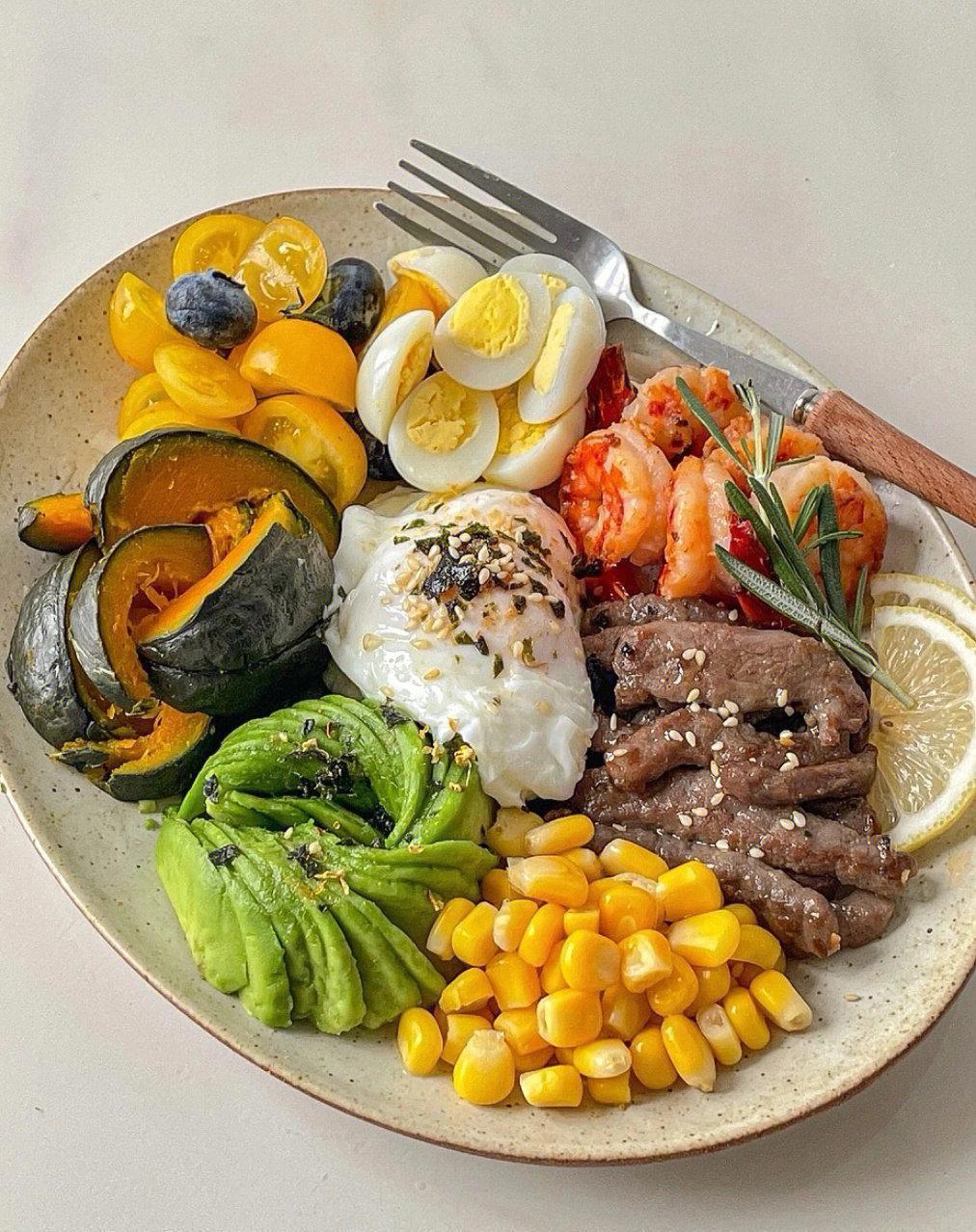 这减脂餐比增肥餐都丰盛