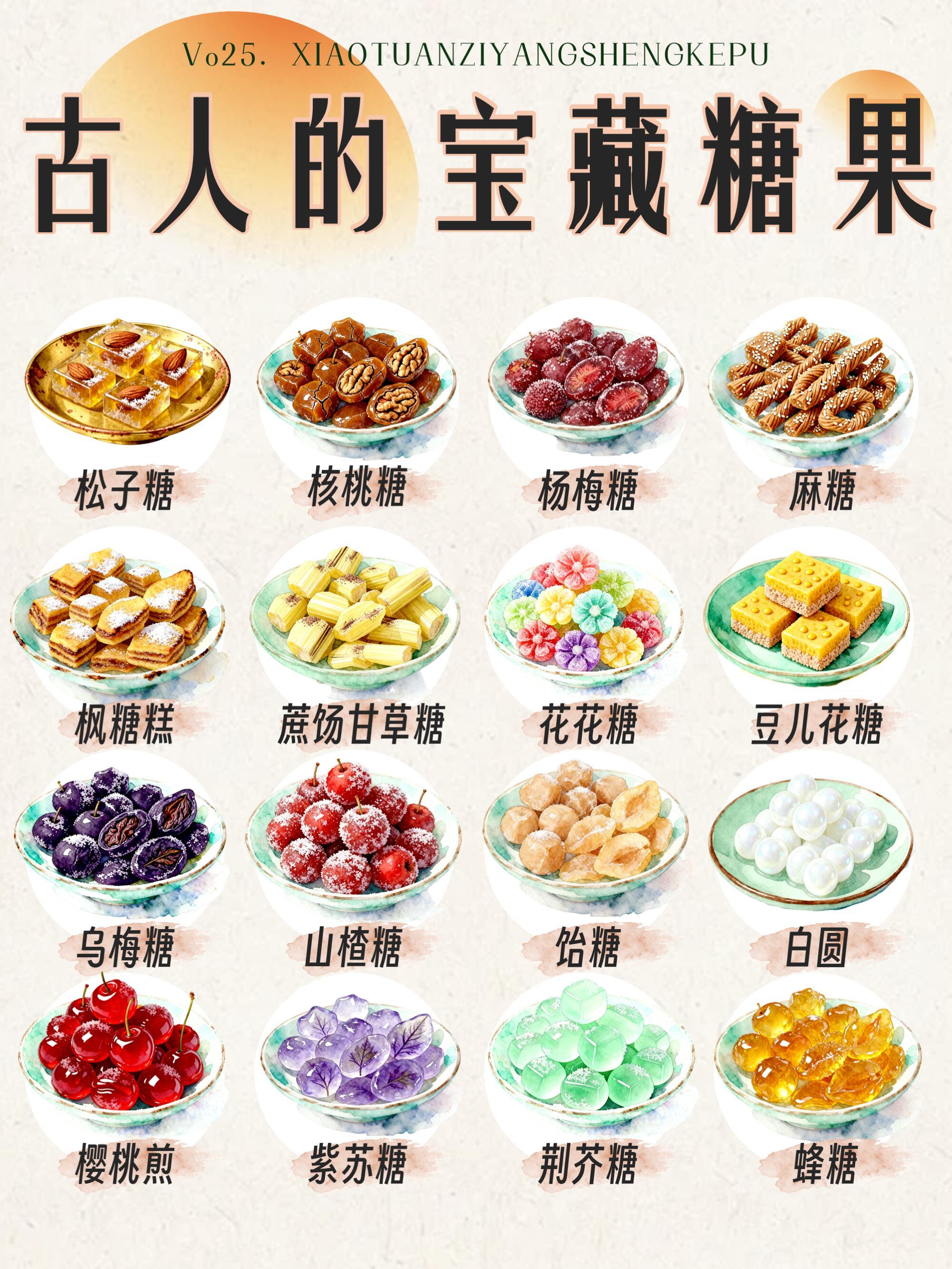 ✨古人的宝藏糖果！自带养生属性的古早糖！​​​