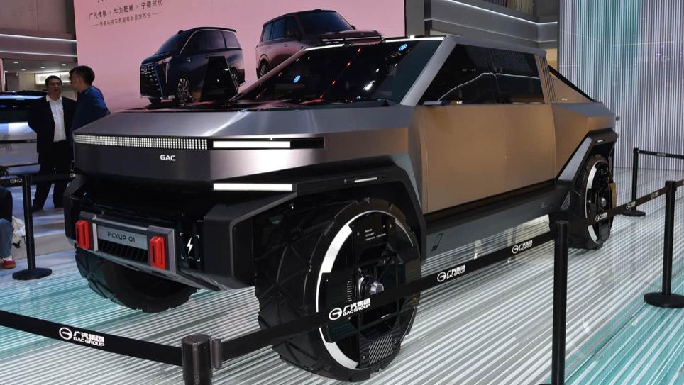 机甲风格皮卡广汽领程GACPICKUP01量产版将于2027年上市