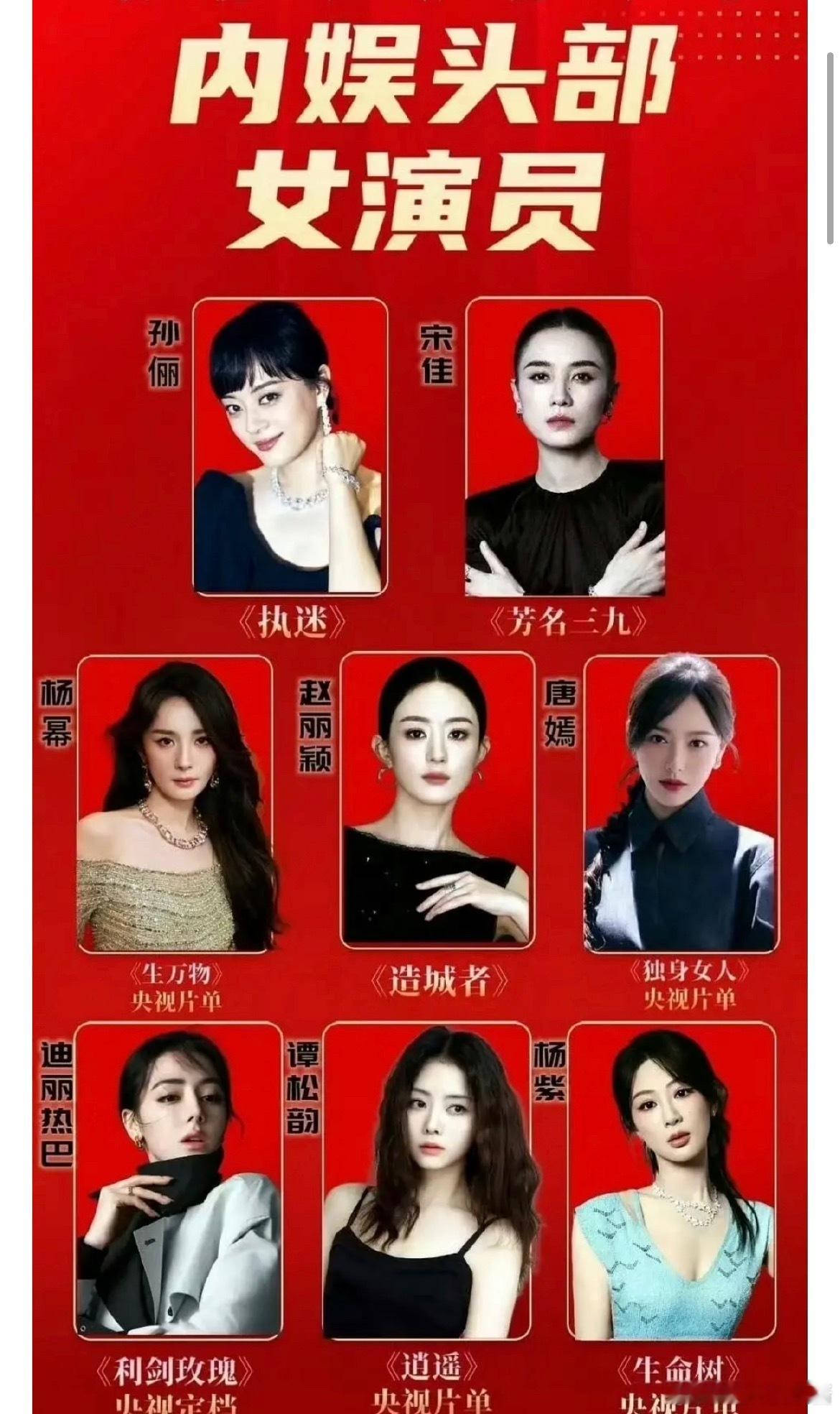 这张大🌸汇总图里宋佳是被抬高了吗​​​