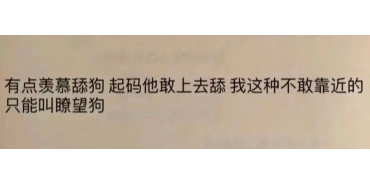 哈哈哈哈哈哈哈哈哈哈哈哈哈有点羡慕舔狗了