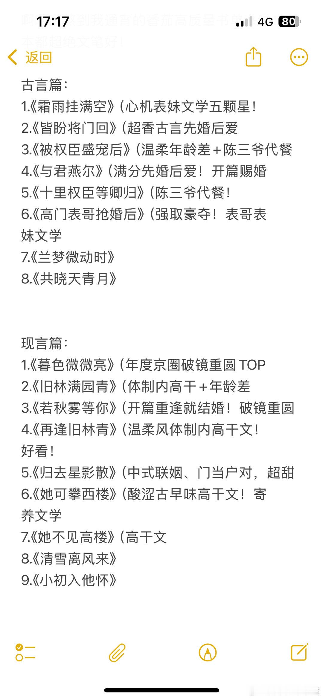啊啊啊熬到我通宵的番茄高质量书单来啦！每本都超绝文笔好！言情小说推荐小说好看小说