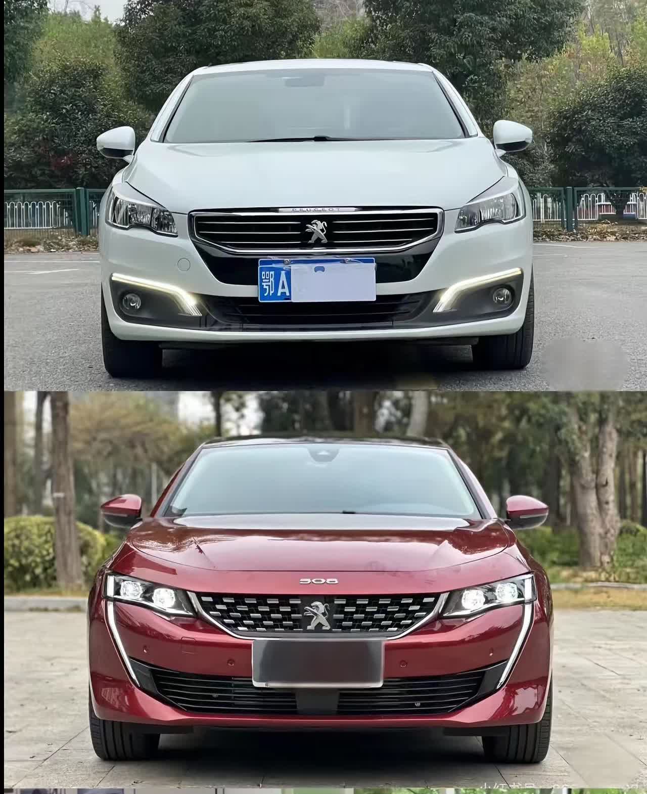 标致508和508L.老车型气场依然强大