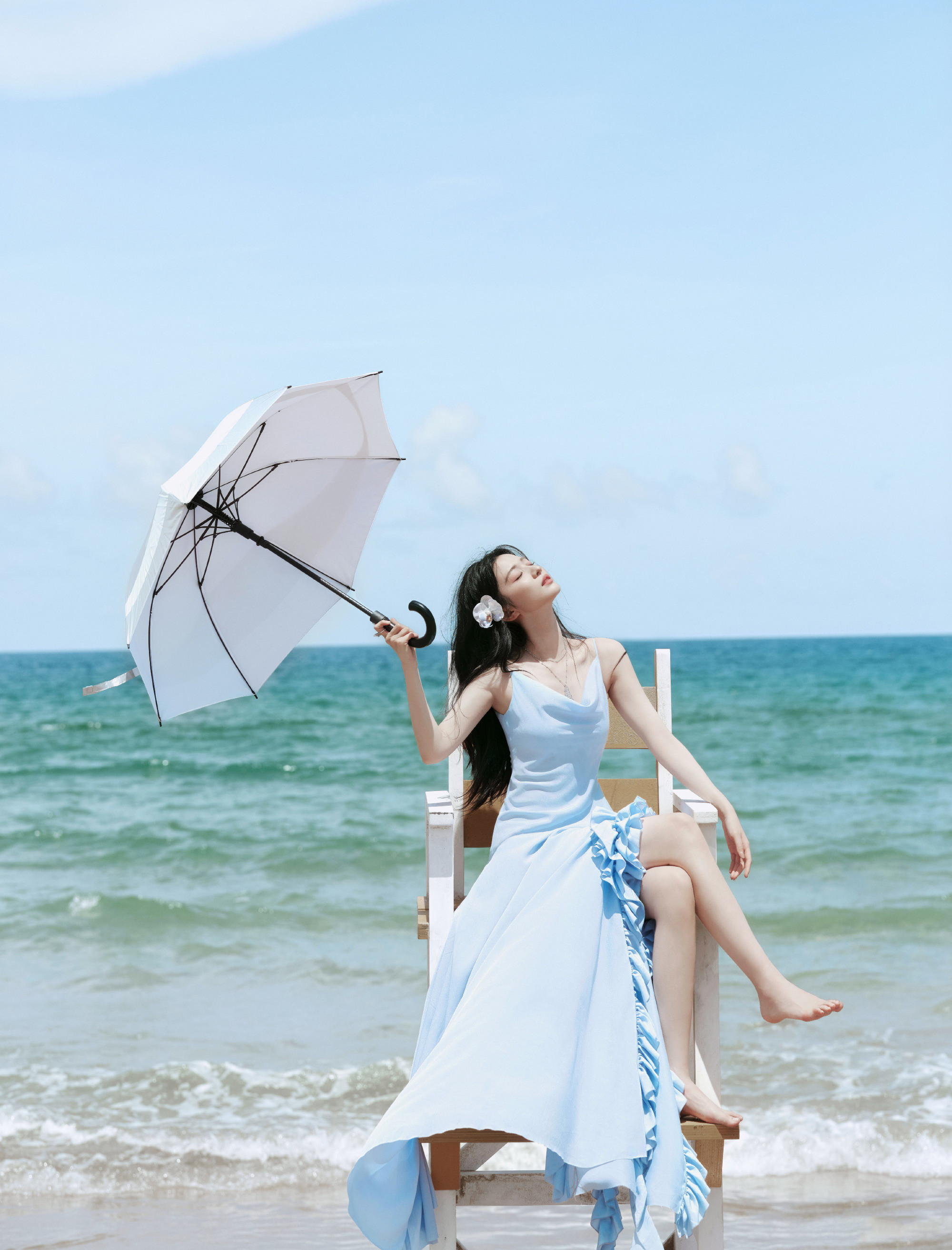 王楚然的玉足美脚在发光，是你的理想型吗？