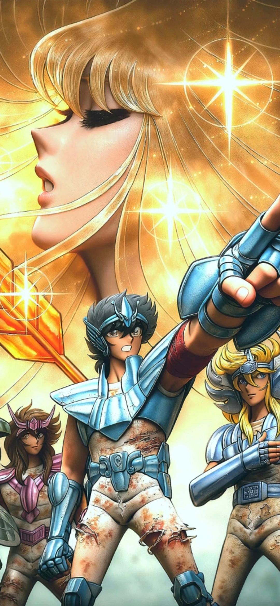 动漫次元整活好有意思圣斗士星矢3D版的圣斗士壁纸。​​​