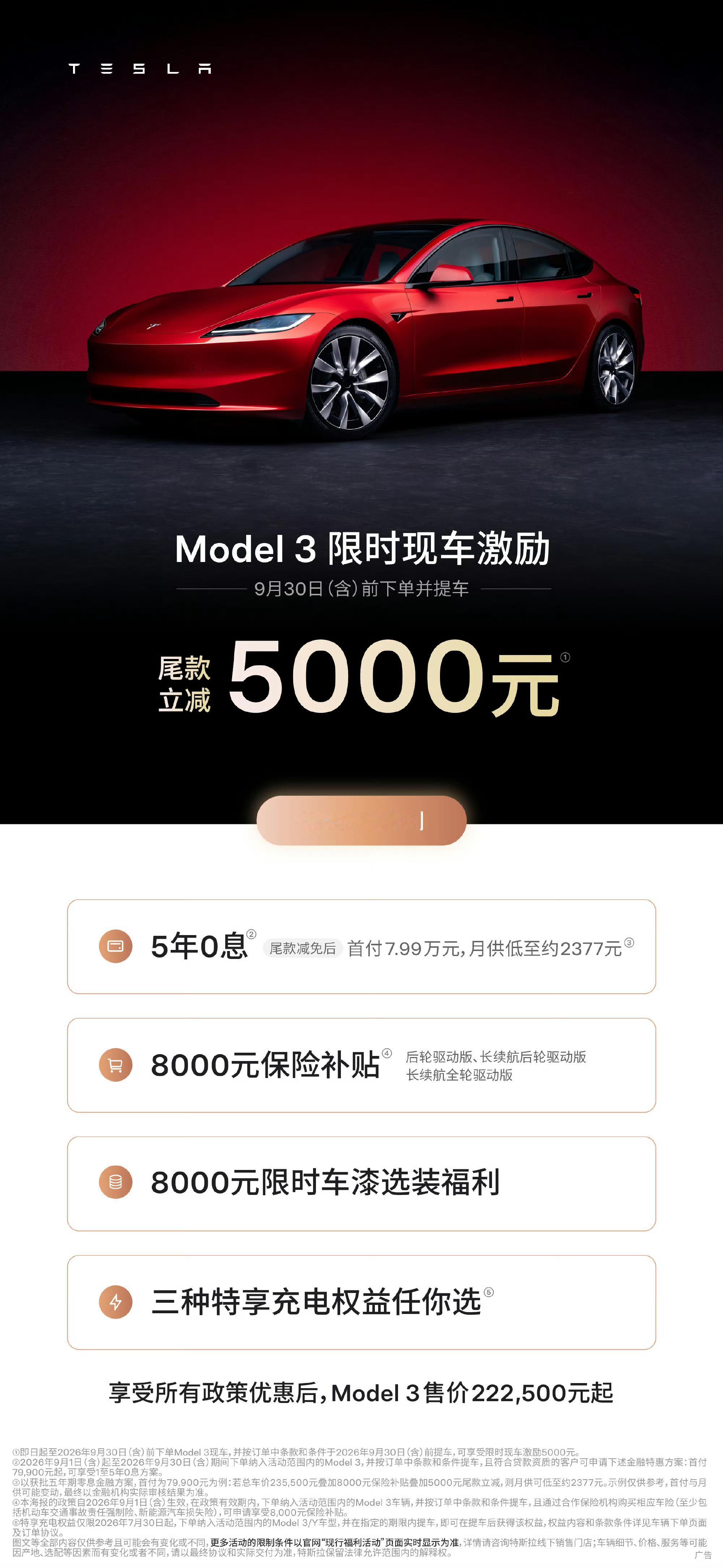 特斯拉销量一直不错啊，又开始降价促销？[捂眼睛]Model3是不是要改款了？五年
