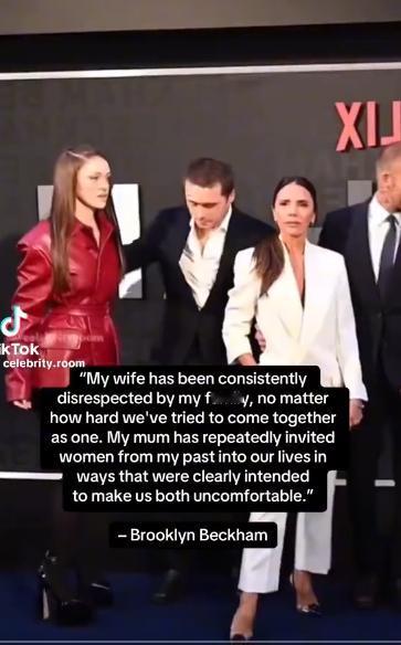 贝克汉姆的大儿子布鲁克林最近发的公开信也算是跟家里公开决裂了。当年小贝顶着还是婴