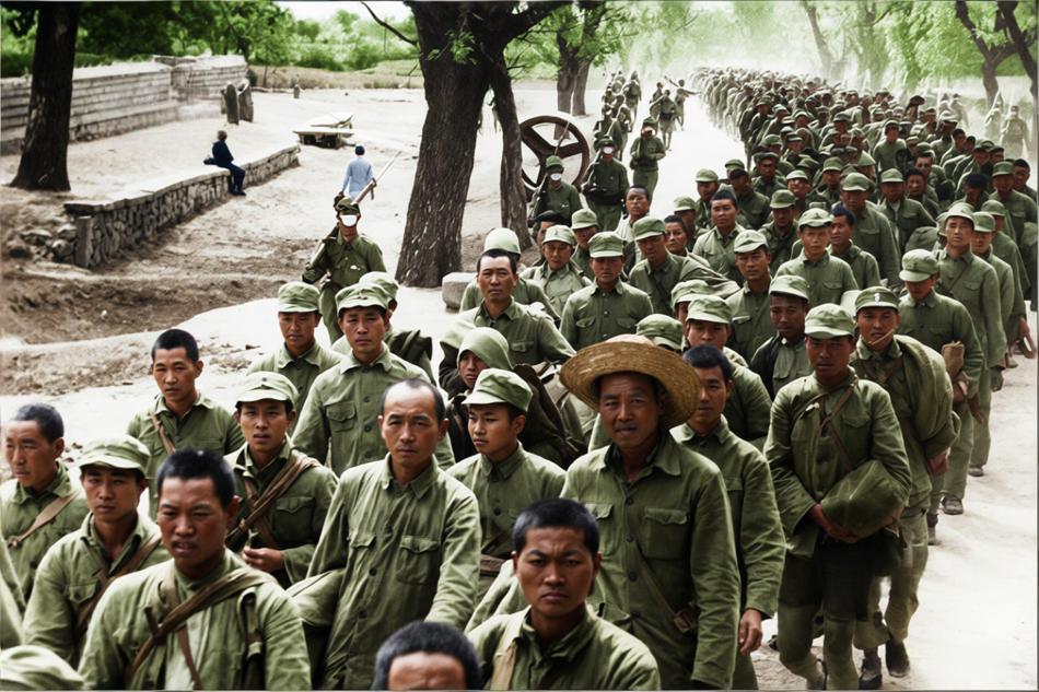 1941年5月，侵华日军在中条山战役结束后，将大批被俘的中国军人押解至北平附近监