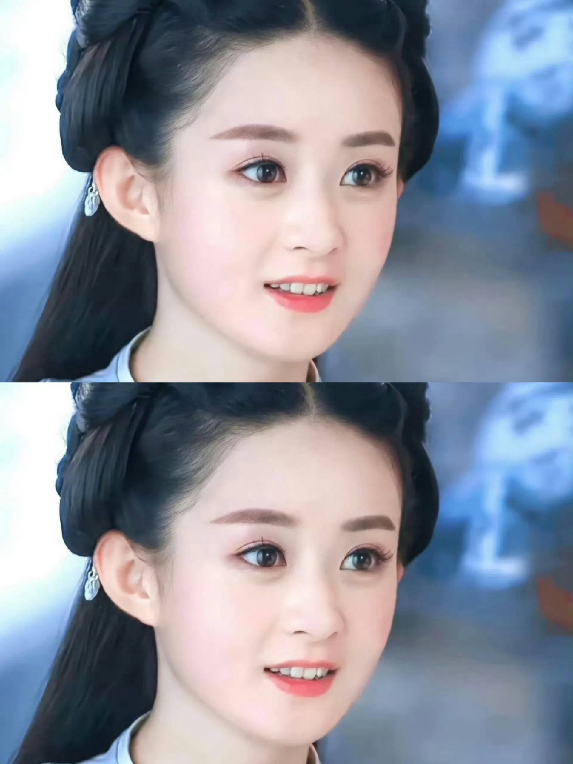 谁能想到赵丽颖27岁演的16岁花千骨，小骨真的是仙侠甜妹系天花板了，赵丽颖最厉害